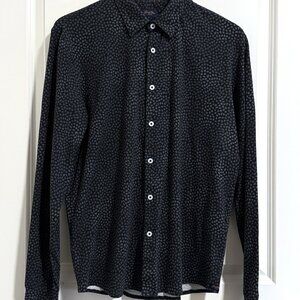 Good Man Brand All Over Print Button-down Shirt Mens M